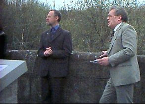 Inland Waterways National chairman John Fletcher (left) & John Boucher