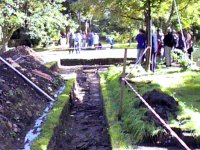 New trench within the fort