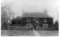 An early picture of The Old Vicarage at Mellor