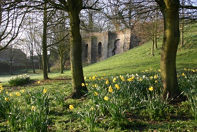 The Lime Kilns in spring-time