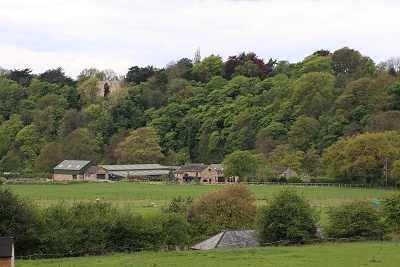 Marple Dale with Oakwood Hall in the distance.