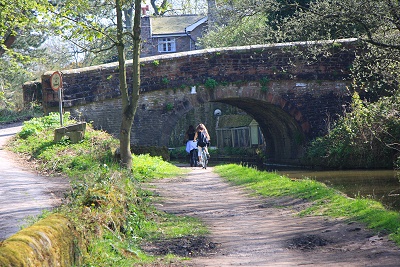 Looking back to Plucks Bridge