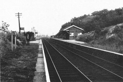 High Lane Station from the South in August 1968.