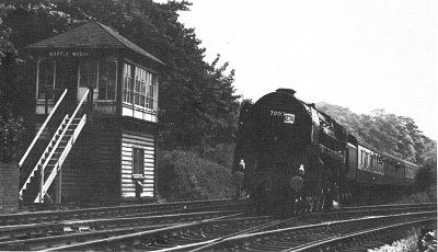 Built at Crewe 1951 - now preserved. Compare with photograph below taken in March 1966.